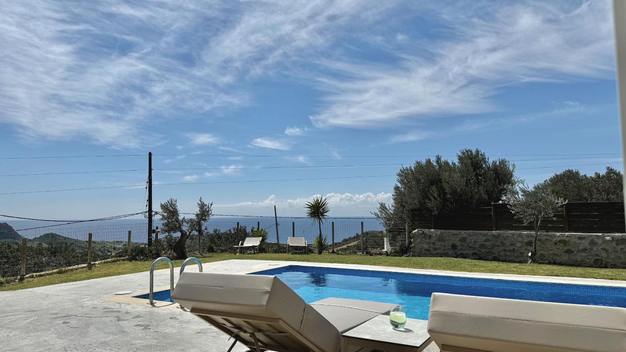 Villa Michael Triopetra Private Villa, Private Swimming Pool, Garden, Panoramic Sunset Exterior photo